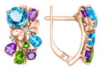 Золотые серьги 585