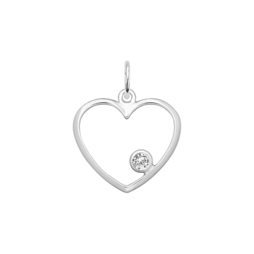 Серебряная подвеска 925 пробы с Цирконом 
