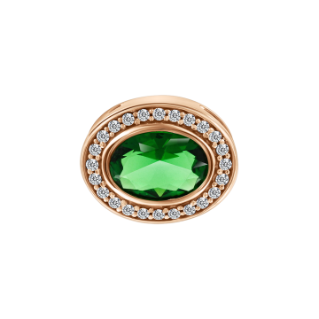 Anhänger aus Rotgold 585 mit Zirkonia 