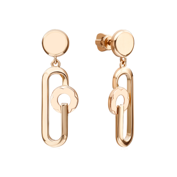 Серьги из красного золота 585 пробы 