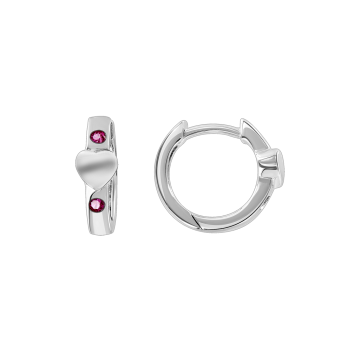Серебряные серьги 925 пробы, вставка фианиты 